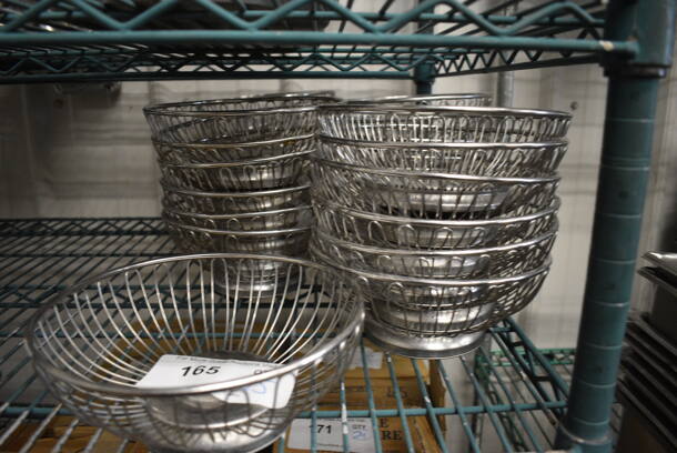25 Metal Bread Baskets. 8x8x3.5. 25 Times Your Bid! - Image 2 of 3