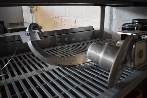 Metal Commercial Dough Hook Attachment for Hobart Mixer. 10x10x19 - Image 2 of 4