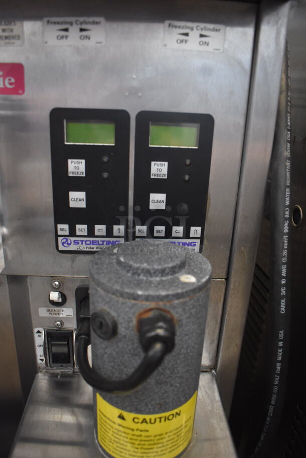 Stoelting SF144-38I Countertop Air Cooled 2 Flavor Ice Cream Yogurt Machine w/ Blender. 208/230 Volts 1 Phase - Image 4 of 9