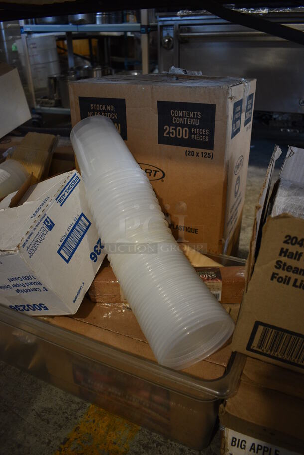 ALL ONE MONEY! Lot of Various Items Including Paper Products, Lids, Cups and Toilet Paper - Image 3 of 6