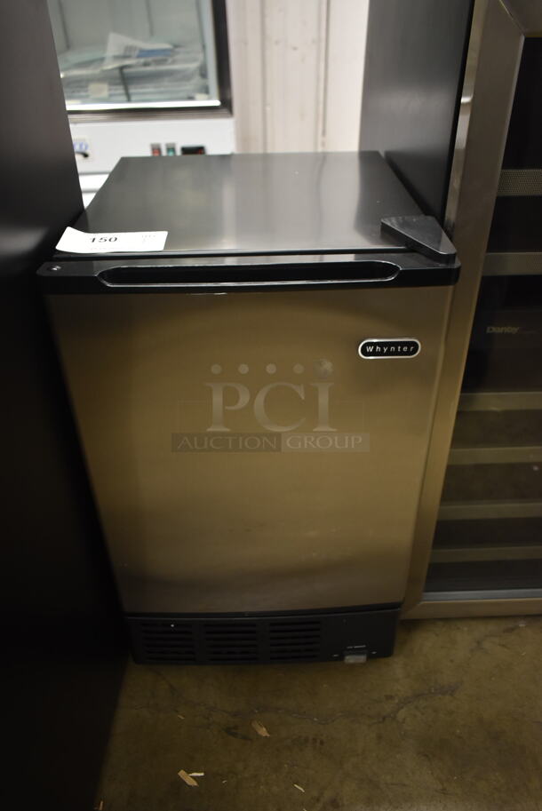 BRAND NEW SCRATCH AND DENT! Whynter UIM-155 Stainless Steel Built In Ice Maker Machine Stainless Steel 12lb. 115 Volts, 1 Phase. Tested and Working! - Image 1 of 4