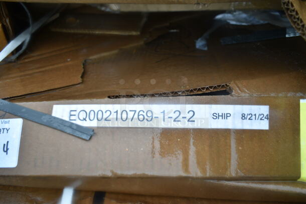 3 BRAND NEW SCRATCH AND DENT! Items Including 2 Kitchen Traffic Door, and 1 Box Hardware. 3 Times Your Bid! May Be Missing Pieces.  - Image 3 of 6