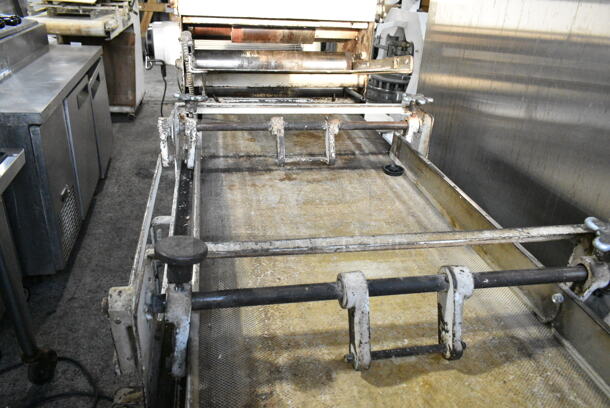 Acme 8-4 Metal Commercial Floor Style Dough Sheeter on Commercial Casters. 115 Volts, 1 Phase.  Tested and Working! - Image 3 of 5