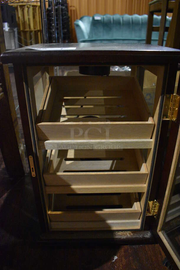Wooden Countertop Case. 12x12x19. (lounge) - Image 3 of 3