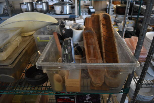 ALL ONE MONEY! Metro Lot of 3 Tiers of Various Items Including 4 Various Air Pots, 9 Cutting Boards and Oval Casserole Dishes. Does Not Include Metro Shelving Unit - Image 5 of 8