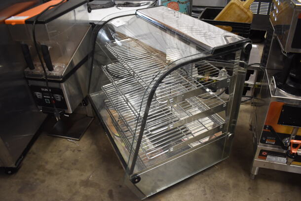 RTR-120L Commercial Stainless Steel Electric Heated Display Case With Steel Shelves. 110V. Tested and Working! - Image 3 of 5