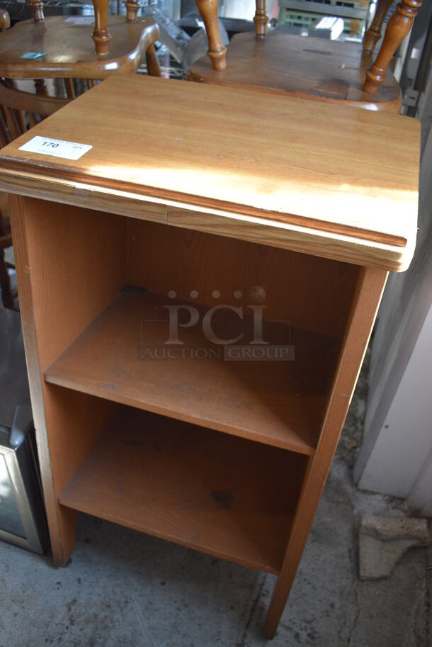 Wooden Hostess Stand. 24x19x43 - Image 4 of 4