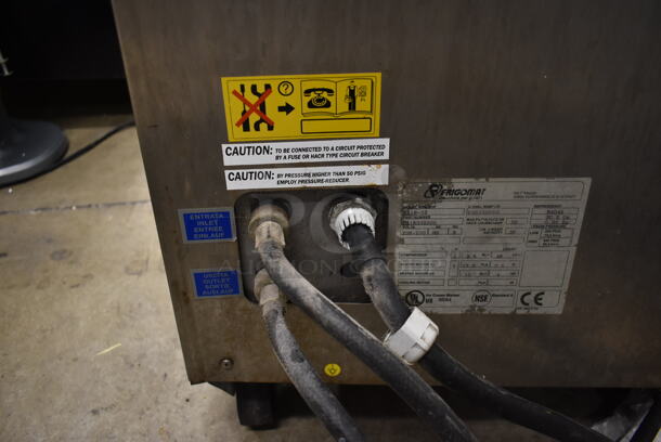 Taylor C118-33 Stainless Steel Commercial Floor Style Water Cooled Batch Freezer on Commercial Casters. 208-230 Volts, 3 Phase. - Image 8 of 8