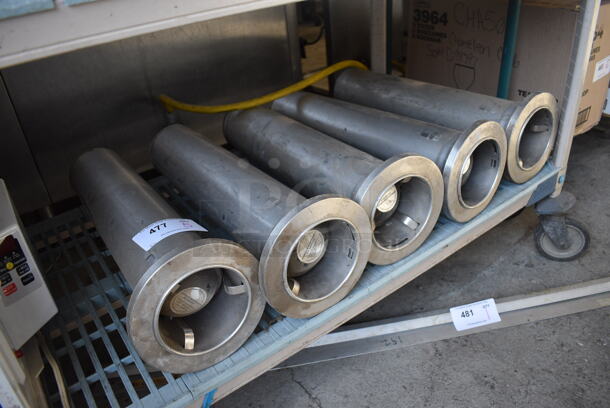5 Metal Cup Dispenser Chutes. 7.5x7.5x22.5. 5 Times Your Bid! - Image 1 of 3