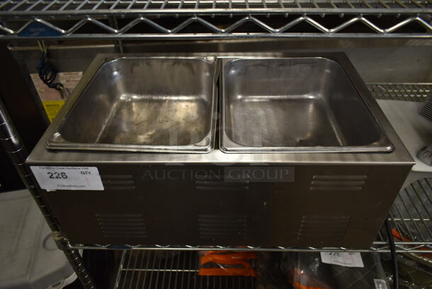 2021 Adcraft FW-1200W Stainless Steel Commercial Countertop Food Warmer. 120 Volts, 1 Phase. Tested and Working! - Image 3 of 4