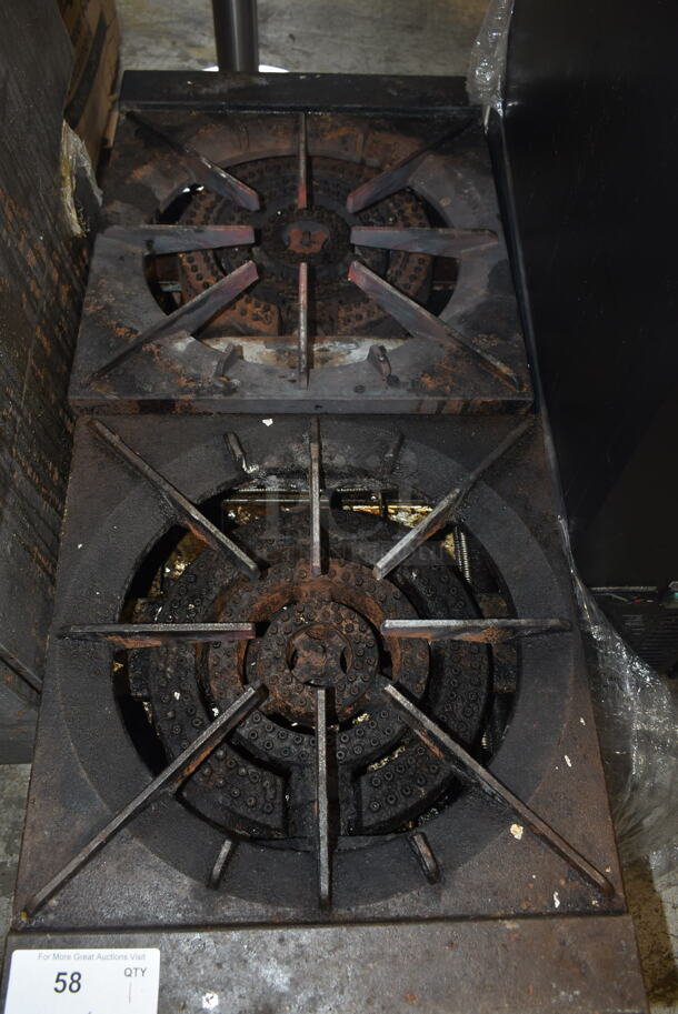 Radiance TASP-18S-D Stainless Steel Commercial Countertop Natural Gas Powered 2 Burner Range. - Image 2 of 5