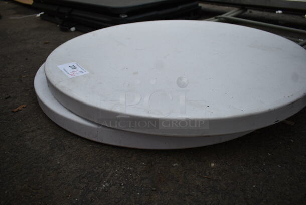 2 Round Folding Tables. 2 Times Your Bid! - Image 4 of 4