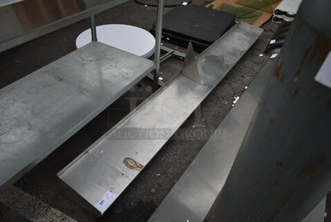 Stainless Steel Wall Mount Shelf.