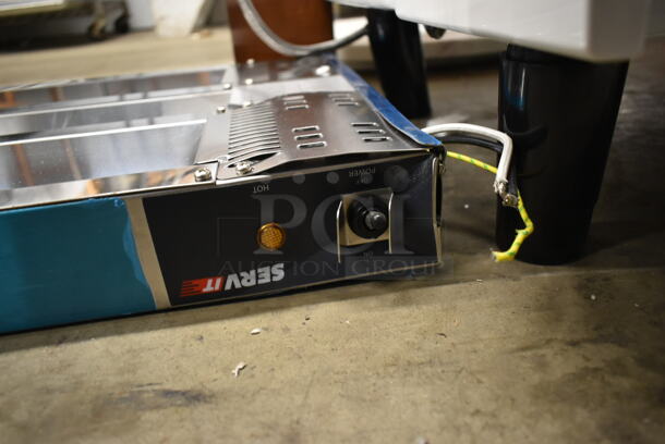 BRAND NEW SCRATCH AND DENT! ServIt 423SWTD60 60" High Wattage Double Strip Warmer with On/Off Toggle Controls and 3" Spacer. 120 Volts, 1 Phase. - Image 5 of 6