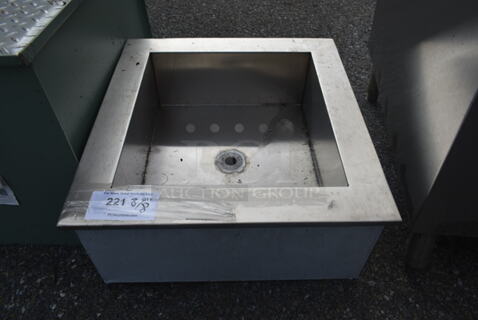 Stainless Steel Drop In Ice Bin.
