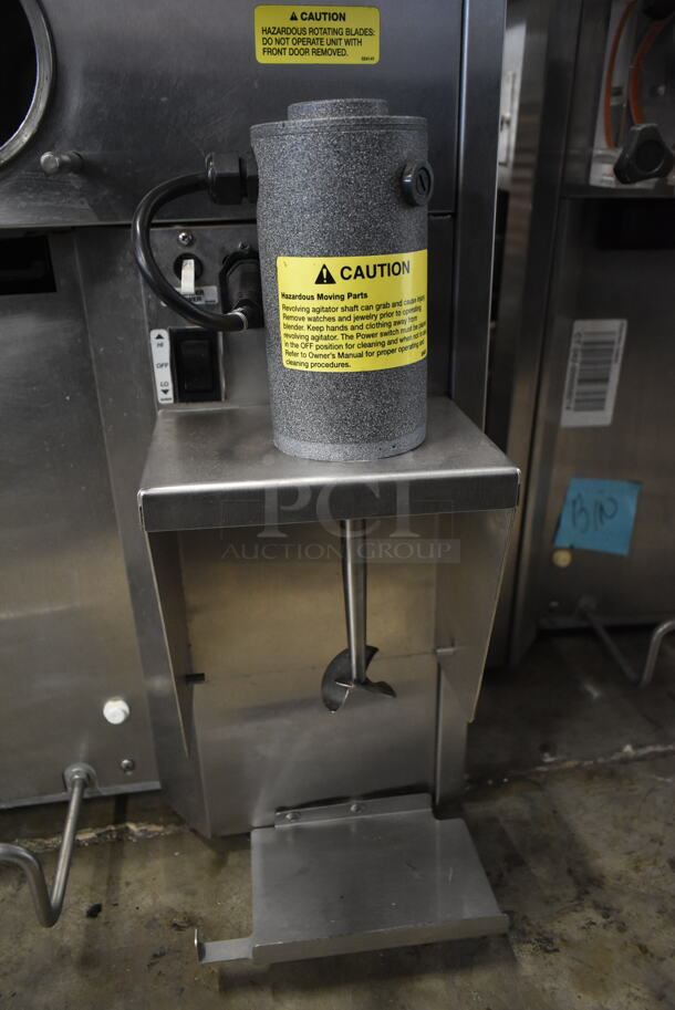 2019 Stoelting SF121-38I2 Stainless Steel Commercial Countertop Air Cooled 2 Flavor w/ Twist Soft Serve Ice Cream Machine w/ Mixing Head Attachment. 208-240 Volts, 1 Phase.  - Image 7 of 7