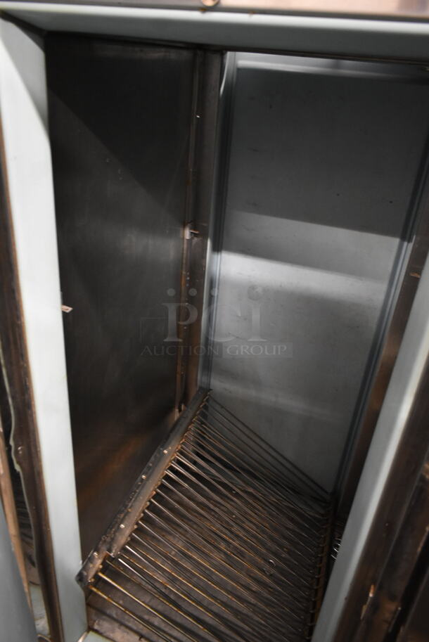 Victory Stainless Steel Commercial 2 Door Reach In Pass Through Cooler. Tested and Does Not Power On - Image 4 of 5