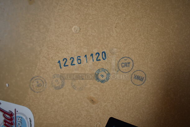 BRAND NEW IN BOX! Holland Outdoor EnduroTops Stone Pattern Round Tabletop. - Image 6 of 8