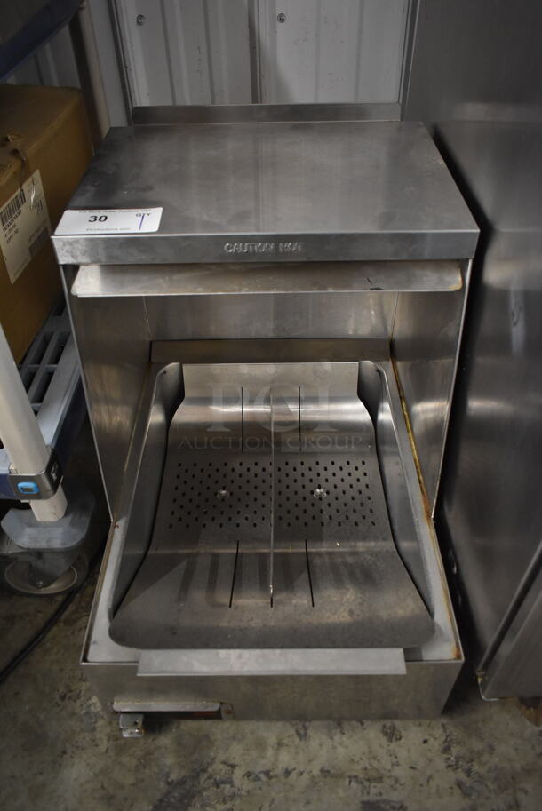 Hatco Glo Ray GRFHS-16 Stainless Steel Commercial Countertop Warmer / French Fry Dumping Station. 120 Volts, 1 Phase. Tested and Working!