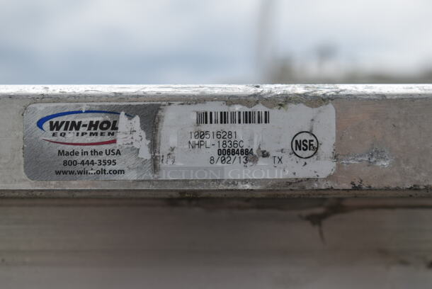 Win-holt NHPL-1836C Metal Commercial Single Door Reach In Warming Heating Proofing Cabinet on Commercial Casters. 120 Volts, 1 Phase.  - Image 6 of 7
