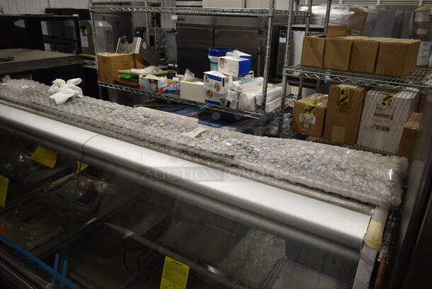 BRAND NEW SCRATCH AND DENT! 2021 Hussmann SMBT-7 Metal Commercial Floor Style Deli Display Case Merchandiser. Does Not Come w/ Remote Compressor. - Image 2 of 6