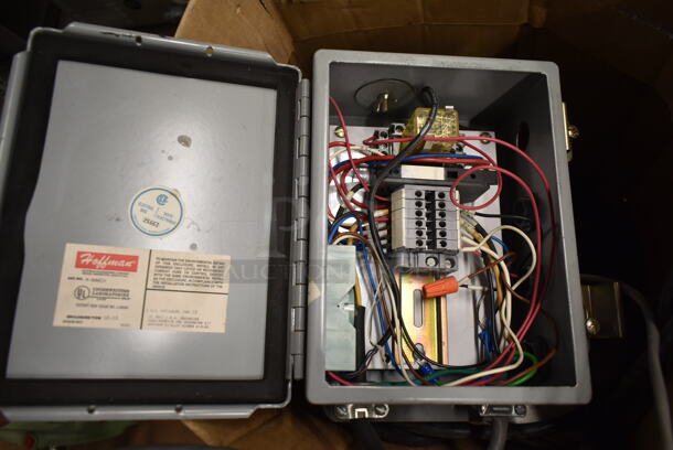 ALL ONE MONEY! Lot of Hoffman Control Box and Various Poly Trays - Image 4 of 4