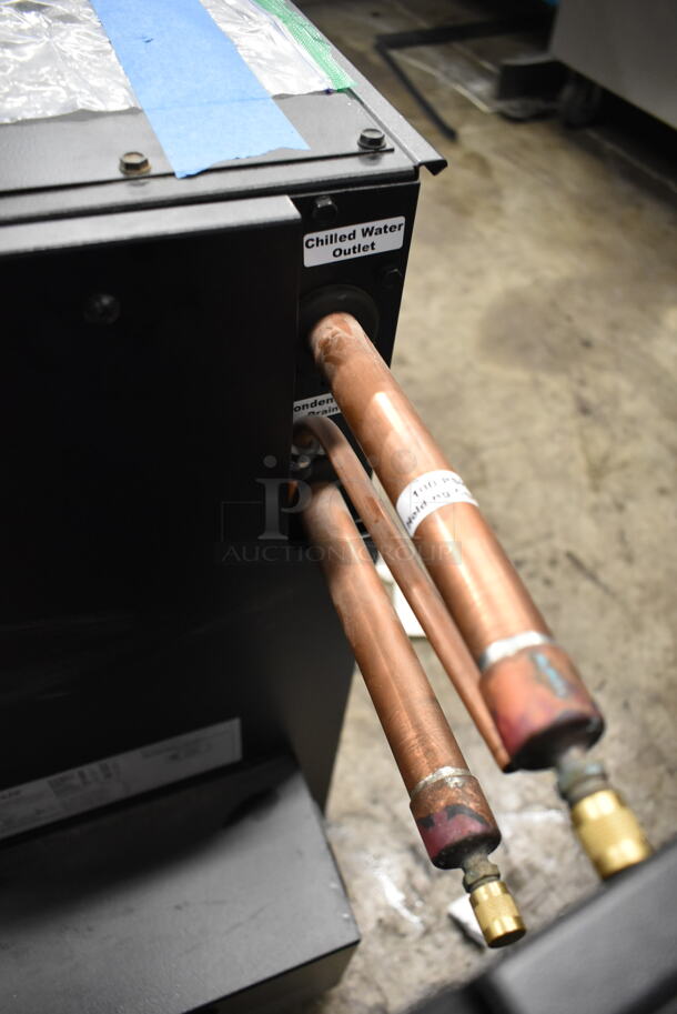 BRAND NEW SCRATCH AND DENT! Above Air WCC-030X-7-000-00-UF-EC-B Metal Commercial Wall Cassette Mounted Water Chiller.  Goes Great w/ Lots 161 and 229! 277 Volts, 1 Phase.  - Image 9 of 10