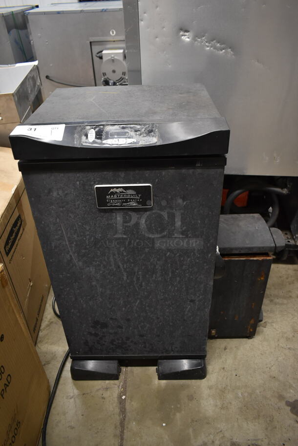 Masterbuilt Signature Series Electric Powered Smoker. 120 Volts, 1 Phase. Tested and Powers On But Does Not Get Warm