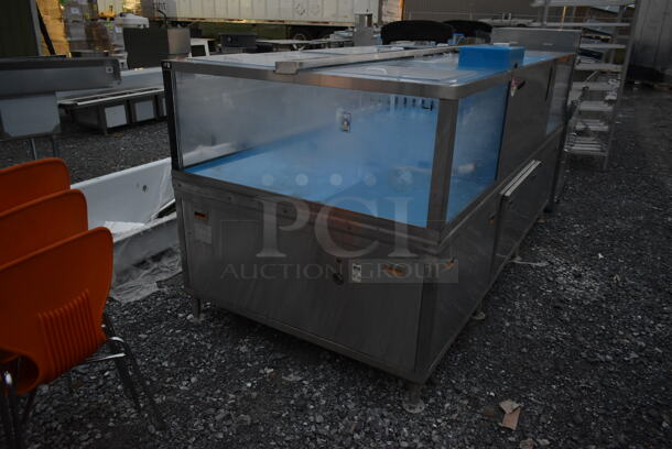 Stainless Steel Commercial Floor Style Aquarium. - Image 2 of 11