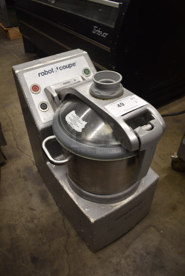 Robot Coupe R 10 Series E Commercial Stainless Steel Countertop Cutter Mixer Food Processor With 10 Quart Stainless Steel Bowl. 208-240V, 3 Phase.  - Image 2 of 5