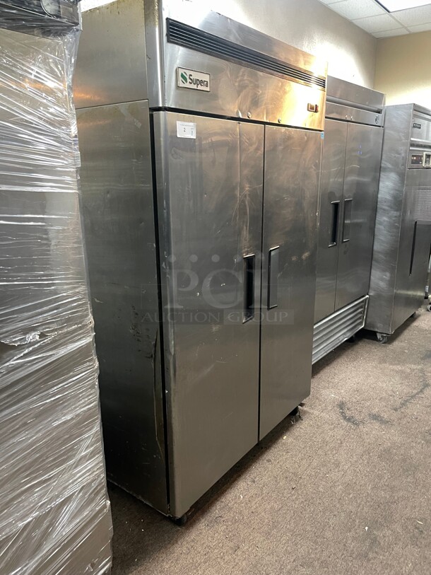Working! Supera (R2R-1) - 52 inch Solid Door Reach-In Commercial Refrigerator 115 Volt NSF Tested and Working! - Image 3 of 7