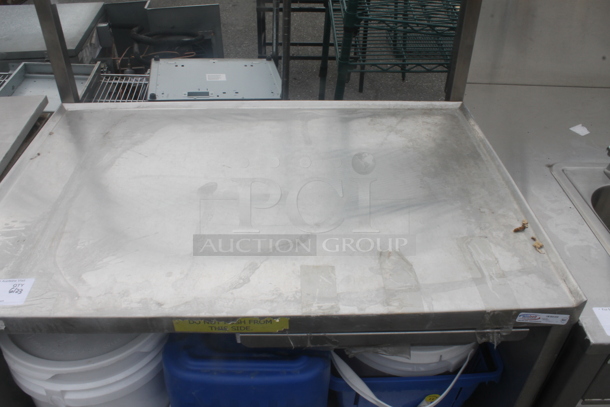 Win-holt Stainless Steel Commercial Table w Under Shelf w/ Drawer on Commercial Casters. - Image 3 of 7