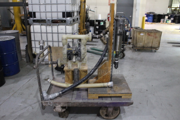 DB2988 Metal Commercial Compressor on Cart. - Image 2 of 6