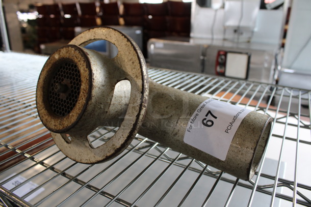 Metal Commercial Meat Grinder. 6.5x9x10.5 - Image 1 of 5