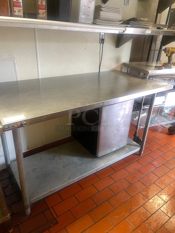 Nice! RJ Commercial Stainless Steel 60 inch Work table NSF With Undershelf  - Image 1 of 5