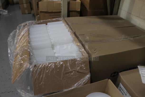 ALL ONE MONEY! Lot of Boxes of BRAND NEW Poly Bottles and Paramount Cylinder Quart Containers. BUYER MUST REMOVE. - Image 7 of 10