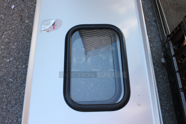Metal Commercial Swinging Kitchen Door / Traffic Door. - Image 3 of 3