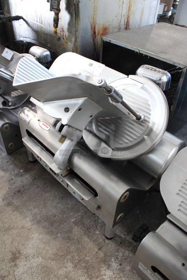 Globe Stainless Steel Commercial Countertop Automatic Meat Slicer w/ Blade Sharpener. 26x19x23. Tested and Working! - Image 2 of 5