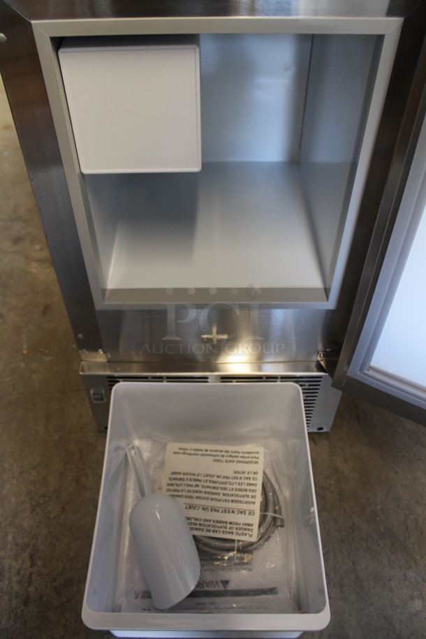 BRAND NEW SCRATCH AND DENT! Whynter MIM-14231SS Stainless Steel Commercial 14'' Undercounter Automatic Marine Ice Maker 23lb. 115 Volts, 1 Phase. Tested and Working! - Image 2 of 3