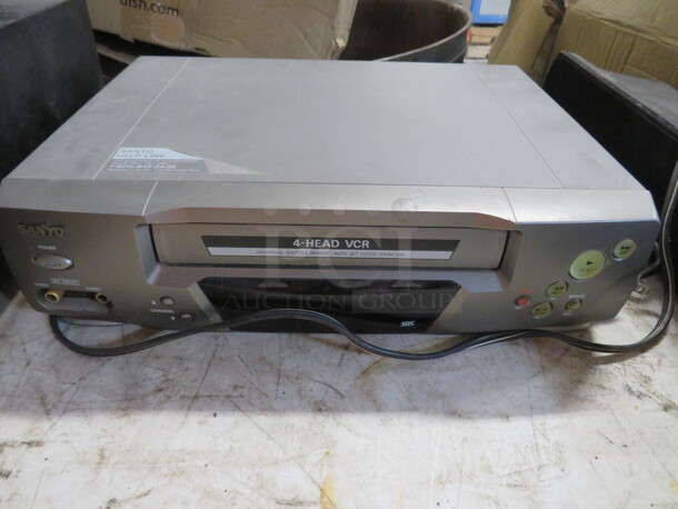 One Sanyo VCR Player. - Image 1 of 1