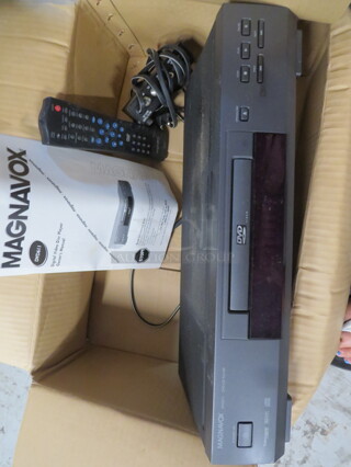 One Magnavox VCR.
