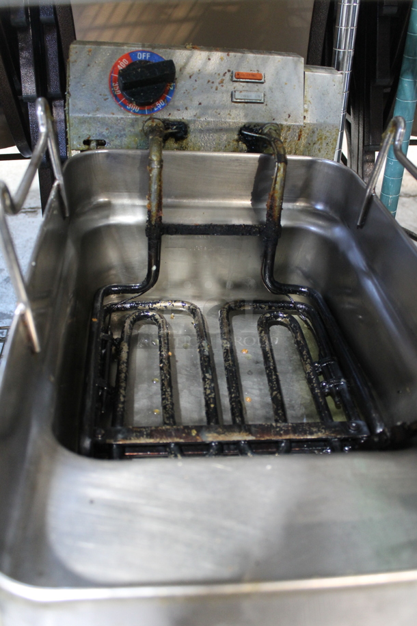 Star BBA Stainless Steel Commercial Countertop Electric Powered Single Bay Fryer w/ Metal Fry Basket. 220/240 Volts, 1 Phase. - Image 3 of 5
