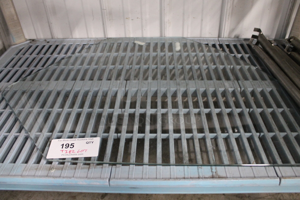 ALL ONE MONEY! Tier Lot of Various Items Including Metal Sneeze Guard Pieces and Glass Pane! - Image 2 of 3