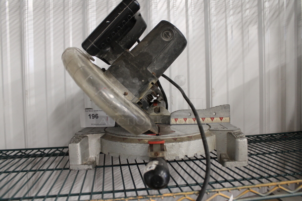 M2500LW2 Metal Countertop 10" Compound Miter Saw w/ Laser Guide. 120 Volts, 1 Phase. Tested and Working! - Image 6 of 12