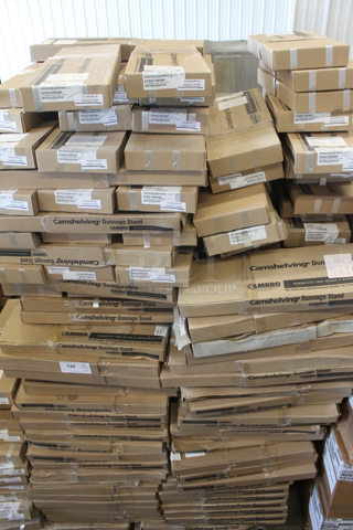 ALL ONE MONEY! PALLET LOT of NEW Cambro CPDS21H6480 Camshelving® Premium Dunnage Stand 21" and MORE!