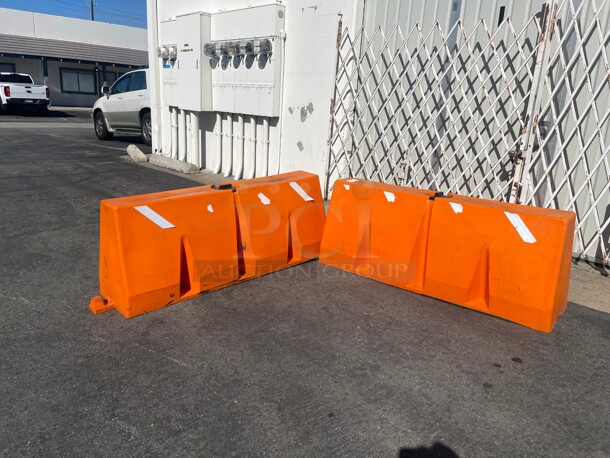 Clean! Commercial Traffic Barrier - 60 x 16 x 24 inch Great for Blocking Parking lot - Image 5 of 9