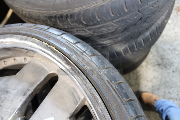 4 Various Tires on Rims Including 235/30 2R 20 88H. STW-160 20x8.5 JJ VW627A. Includes 25x10x25. 4 Times Your Bid! - Image 6 of 12