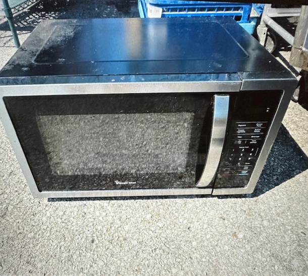 One Magic Chef Microwave. Model# HMM1611ST2. 120 Volt. 22X16X13