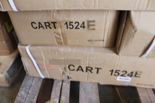 4 BRAND NEW IN BOX Turbo Air TBUS-1524E Economy Series Stainless Steel Utility Cart, 15 x 24". 4 Times Your Bid! - Image 2 of 4