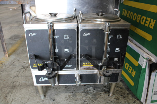 Curtis Model GEM-12-10 Stainless Steel Commercial Countertop Coffee Machine w/ 2 Satellite Servers. 220 Volts, 1 Phase. 18x23x30 - Image 4 of 5
